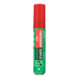 Amsterdam Marker Acrílica 15 mm Verde Permanente Claro 618